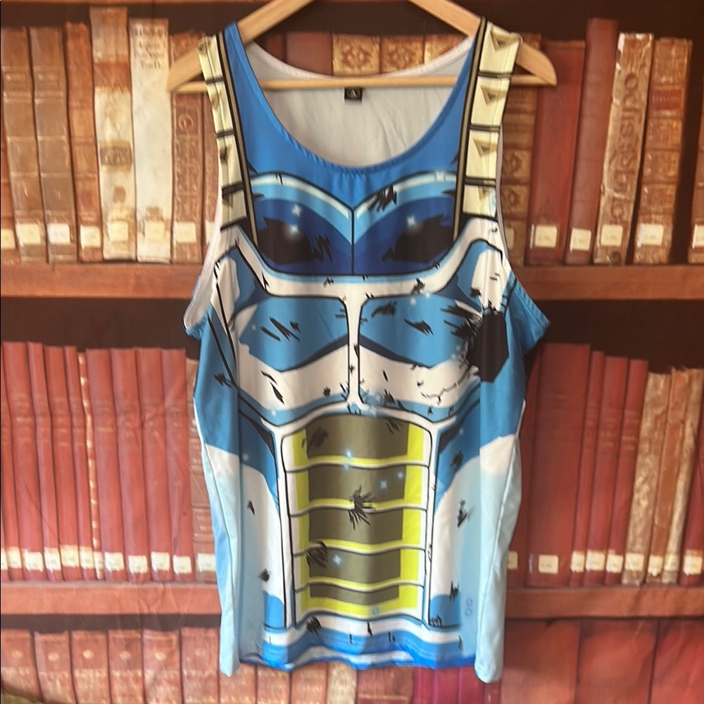 Dragon Ball Tank Top – Vegeta Blue Graphic Tank Top